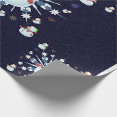 Papier Cadeau Le Snowman de Glittery (Coin)