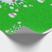 Papier Cadeau Le Snowman de Glittery (Coin)