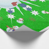 Papier Cadeau Le Snowman de Glittery (Coin)