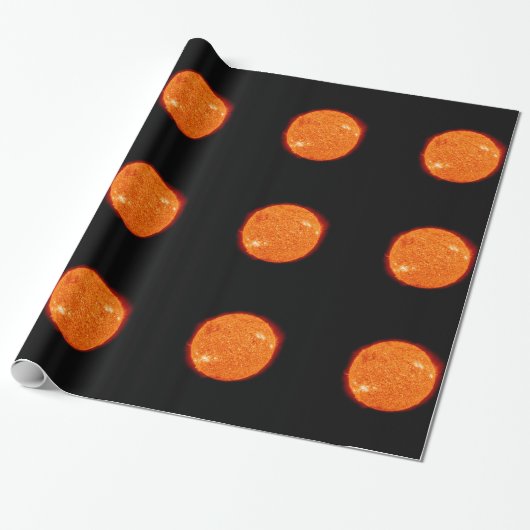 Papier Cadeau Le soleil bouillant (Déroulé)