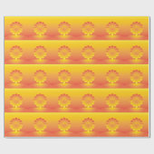 Papier Cadeau le soleil se lève (Plat)