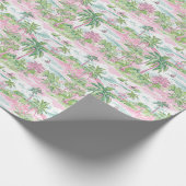 Papier Cadeau Le Soleil Tropical Échauffe L'Âme (Coin)