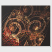 Papier Cadeau Le son de la musique Art Abstrait (Plat)