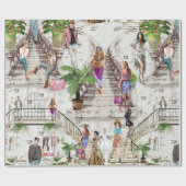 Papier Cadeau Le styliste (Plat)