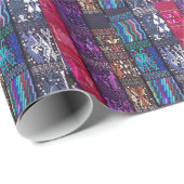 Papier Cadeau Le superbe design guatémaltèque (Coin rond)