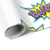 Papier Cadeau Le Superhero Burns (Coin rond)