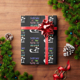 Papier Cadeau Le Surf Est Le Goût Du Ciel