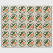 Papier Cadeau Le temps de Saint-Patrick pour quelques clovers de (Plat)