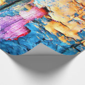 Papier Cadeau Le temps naturel effectue la vieille texture de (Coin)