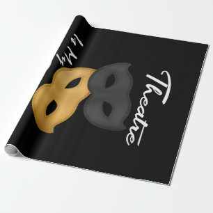 Papier Cadeau Le théâtre est mon sport  Cadeau de théâtre Lo