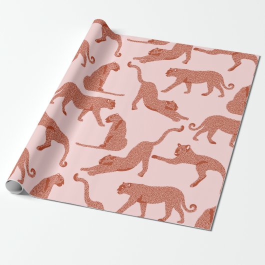 Papier Cadeau Le thème de la jungle (Déroulé)