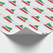 Papier Cadeau Le trafic de Noël de Mini Cooper (Coin)