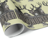 Papier Cadeau Le trophée oppose Bowhunter (Coin rond)