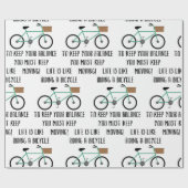 Papier Cadeau Le Vélo (Plat)