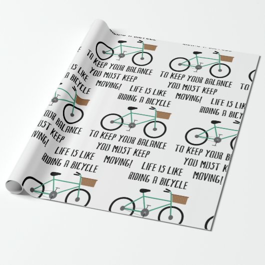 Papier Cadeau Le Vélo (Déroulé)