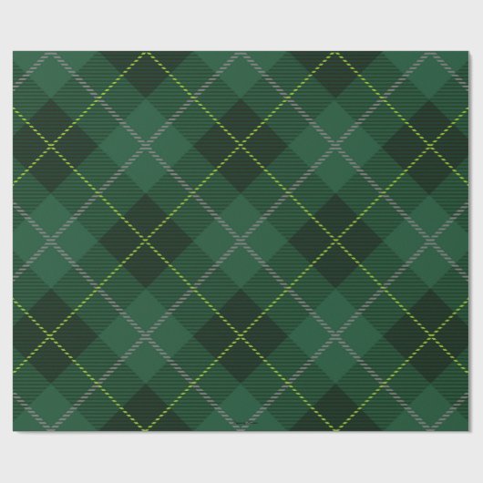 Papier Cadeau Le vert de Noël (Plat)