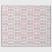 Papier Cadeau Le violet et le sable rose de Blah (Plat)