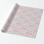 Papier Cadeau Le violet et le sable rose de Blah (Déroulé)