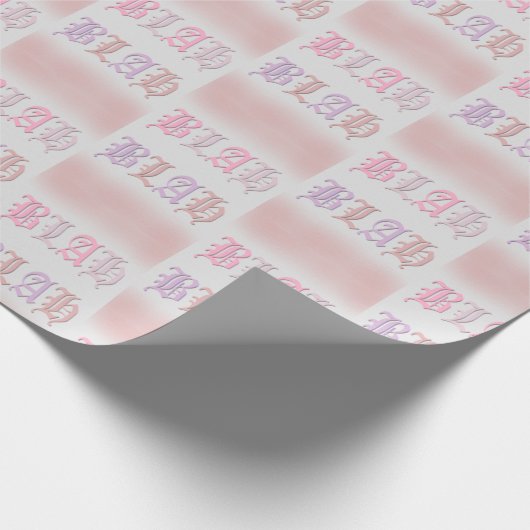 Papier Cadeau Le violet et le sable rose de Blah (Coin)