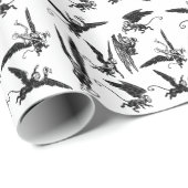 Papier Cadeau Le vol Monkeys le papier d'emballage de magicien (Coin rond)