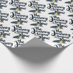 Papier Cadeau Le voyage commence maintenant