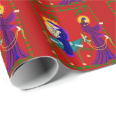 Papier Cadeau Le voyage de Bethlehem (Coin rond)