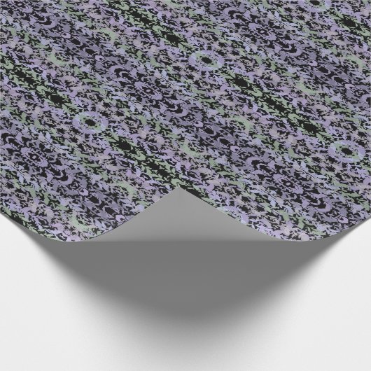 Papier Cadeau Leafy Creeping Vine Drawing Pattern With Pastels (Coin)