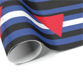 PAPIER CADEAU LEATHER QUEER FIE (Coin rond)