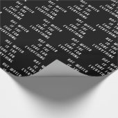 Papier Cadeau L'eau chaude est le remède à tout (Coin)