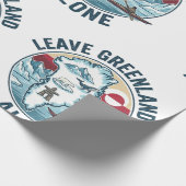 Papier Cadeau Leave Greenland Alone (Coin)