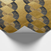 Papier Cadeau L'échelle de Golden Jacob avec des fans orientaux (Coin)