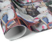 Papier Cadeau Leçons de lecture nounours (Coin rond)