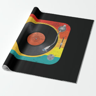 Papier Cadeau Lecteur vinyle