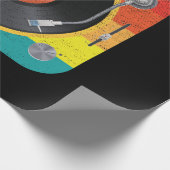 Papier Cadeau Lecteur vinyle (Coin)