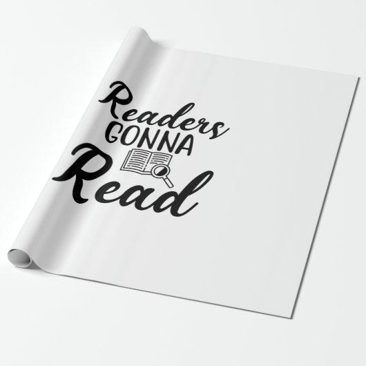 Papier Cadeau Lecteurs d'art Lecteurs vont lire (Déroulé)