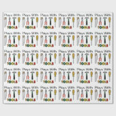 Papier Cadeau Lecture avec outils (Plat)