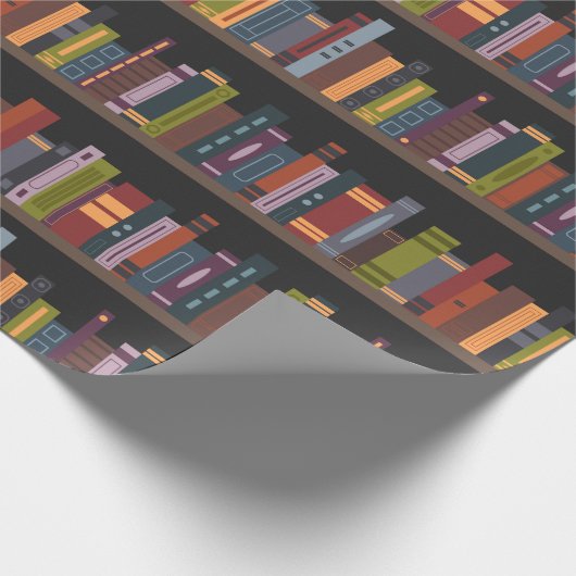 Papier Cadeau Lecture de bibliothèque (Coin)
