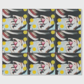 Papier Cadeau "Lecture de la volonté" Peinture sur une (Plat)