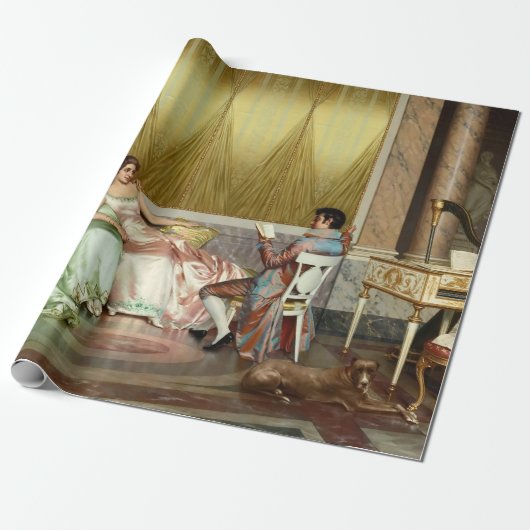 Papier Cadeau Lecture de poésie (Déroulé)