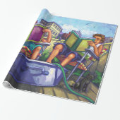 Papier Cadeau Lecture en été (Déroulé)