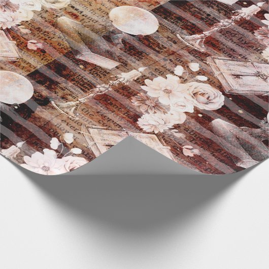 Papier Cadeau Lecture vintage (Coin)