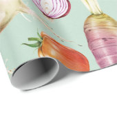 Papier Cadeau Légumes (Coin rond)