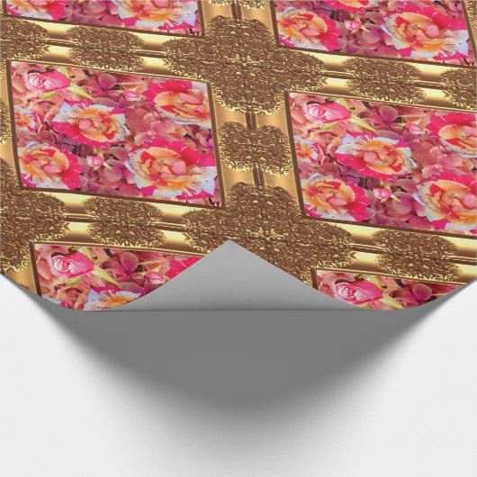 Papier Cadeau L'élégante romance florale chic de Landon (Coin)