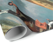 Papier Cadeau L'élevage du Cheval Piebald "Cehero" (Coin rond)