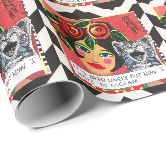 Papier Cadeau L'EMBALLAGE DE PAPER-IT a été BEAU (Coin rond)