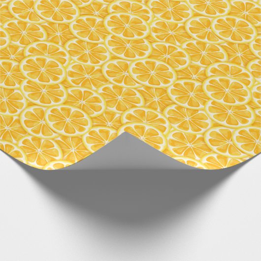 Papier Cadeau Lemon slice pattern (Coin)
