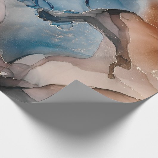 Papier Cadeau L'encre d'alcool est translucide. multicolo Abstra (Coin)