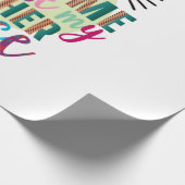 Papier Cadeau L'Enseignant Ne Me Fait Pas Utiliser Ma Voix D'Ens (Coin)