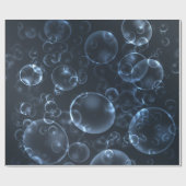 Papier Cadeau Lentilles bleues, boukeh (Plat)