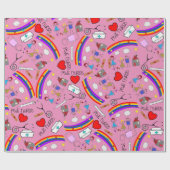 Papier Cadeau L'enveloppe de cadeau d'infirmière de pédiatrie (Plat)